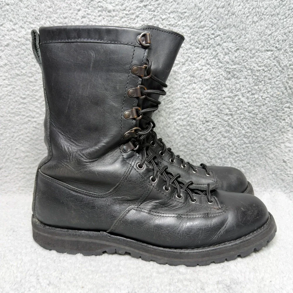 Danner Fort Lewis Mens Size 13 Combat Boots Black Leather Gore-Tex 200G 69110